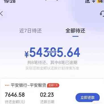 平安i贷逾期两个月让我还，一起提出，会有什么结果？