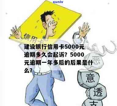 建设银行信用卡5000元逾期多久会起诉？逾期一年多会有何结果？