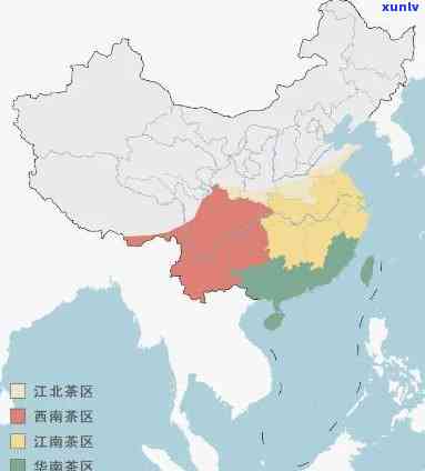 中国茶区：泛分布于北纬18-37度与东经94-122度的阔区域