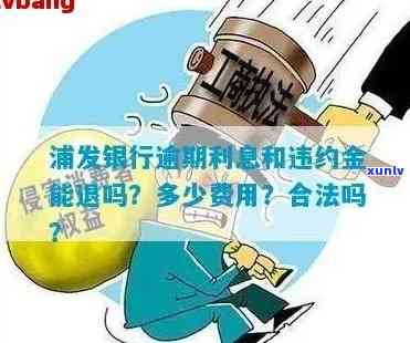 浦发逾期免违约金-浦发违约金一定要给嘛