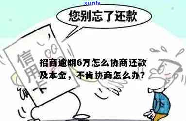 招商逾期6万协商解决  与建议