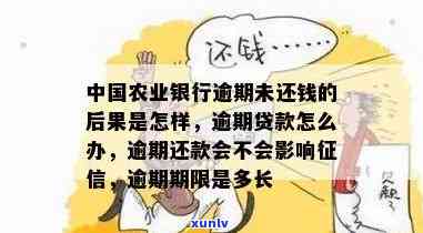 中国农业银行逾期未还钱的后果是怎样，警惕！中国农业银行逾期未还钱可能带来的严重后果