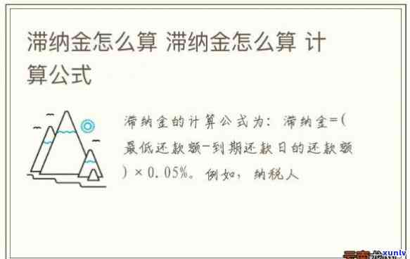 发的滞纳金计算  是什么？