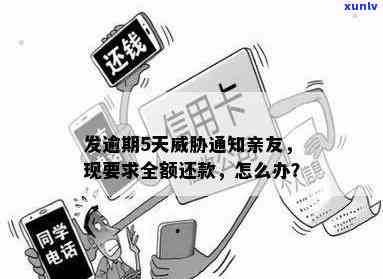 发逾期五天打  我还款不然就通知亲朋友，遭遇发：逾期五天即通知亲朋友还款！