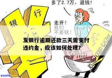 发银行：逾期两天还款需支付违约金，怎样计算？