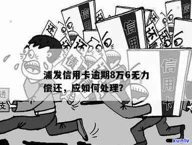 浦发银行逾期8万，利息无力偿还，怎样解决？