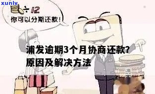 浦发逾期3个月协商分期被拒，怎样解决？