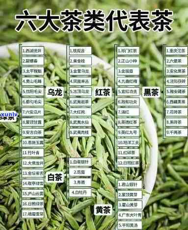 每一类茶的代表名茶有哪些，探秘各类茶叶：代表性名茶大盘点