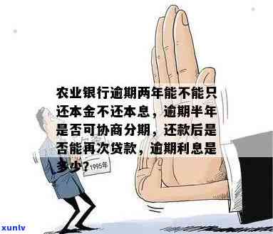 农业银行逾期四年了想一次性还了利息能免了吧，咨询：农业银行逾期四年，能否通过一次性还款免除利息？