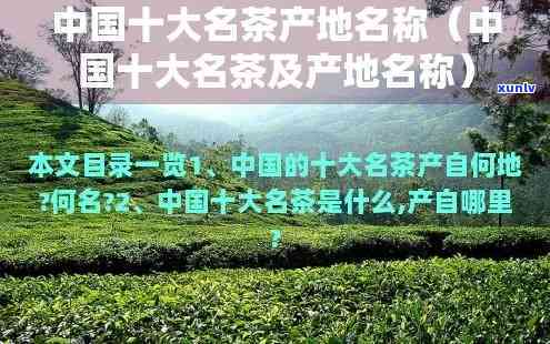 中国十大名茶及产地在哪里，探索中国茶文化：揭秘十大名茶及其产地