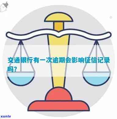 交通银行逾期一次，会对记录产生作用吗？免罚政策怎样？