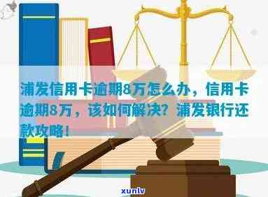 浦发银行逾期了8万多利息还不起怎么办，信用卡逾期8万多，利息无法偿还，该怎样解决？