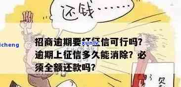 招商逾期让还全款-招商逾期让还全款怎么办