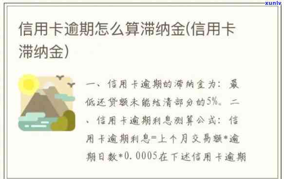 招商卡逾期滞纳金计算  及步骤详解