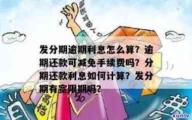 发逾期后分期还款能否减免手续费？