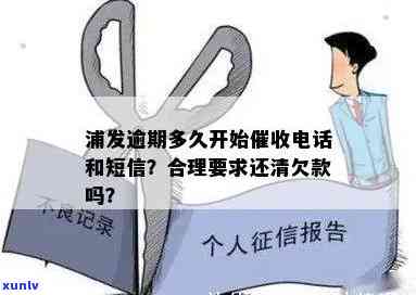 浦发逾期几天要我还款，合理吗？