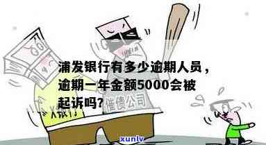 浦发银行逾期一年，金额5000是否会面临起诉?