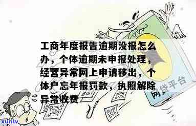 工商年度报告逾期未报怎样解决？营业执照异常怎样解除？个体户营业执照4年未审解决方案