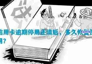 发银行逾期停卡还清后多久可以再次申请信用卡?