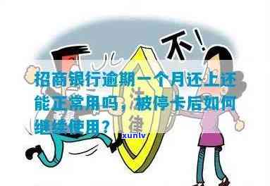 招商银行逾期一个月被停卡：怎样恢复采用？