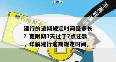 建行的逾期规定时间是多长，熟悉建行的逾期规定：时间限制是多少？