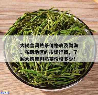 勐海大树茶价格，揭秘勐海大树茶价格：珍稀品种的市场价值解析