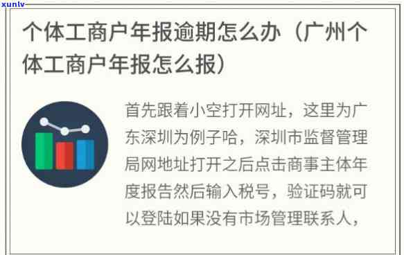 个体工商户年逾期-个体工商户年报逾期怎么办