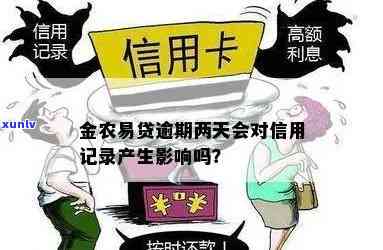 金农易贷逾期两天会否被记录在中？作用大吗？