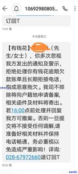 有钱花逾期10万：多久会被告上法庭？真实案例解析