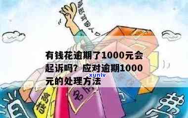 有钱花逾期1000块：是不是会面临起诉？