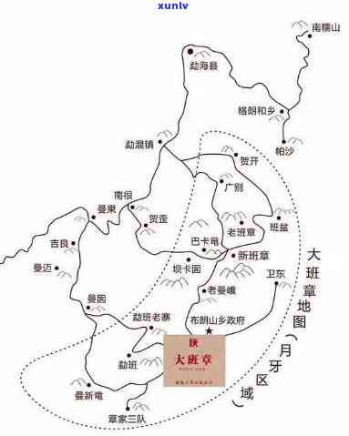 云南4大茶产区地图高清图片全览