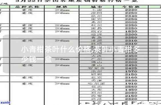 新宝堂小青柑价格全览：最新价格表与实际价格对比