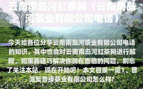 云南南岛河茶厂官网-云南南岛河茶厂官网 *** 