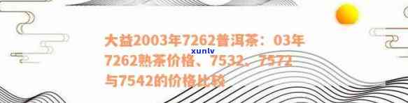 07年7532大益的茶叶：市场价格与价值分析