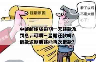 中邮邮你贷逾期一周还能再借吗？逾期一天还款影响大吗？