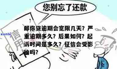 邮你贷逾期解决：宽限日期及严重结果解析