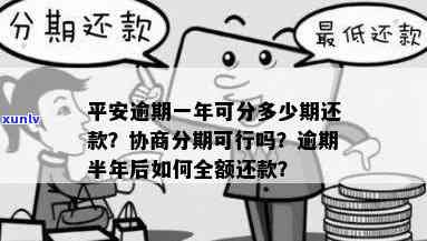 平安逾期几天能协商期还款？逾期多久会撤消分期、全额还款后多久能恢复额度？