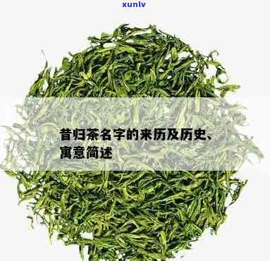 好听的茶名大全昔归-好听茶名字