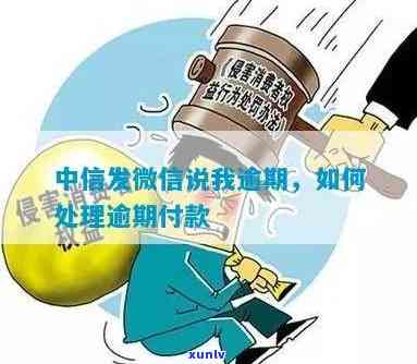 中信发微信说我逾期怎么办，中信银行通过微信提醒您存在逾期情况，应尽快解决