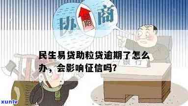 民生助粒债务逾期-民生助粒贷借款不还会怎么样