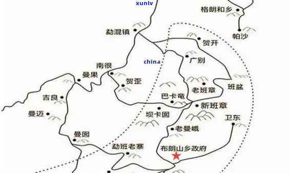 昔归古树茶：地理位置、山头与产地全揭秘