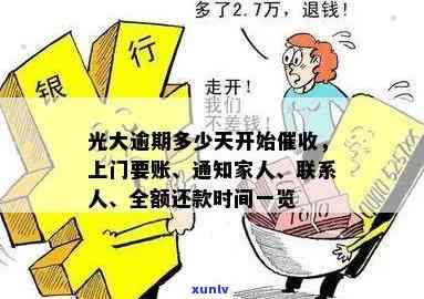 光大逾期多少天开始？多久上门要账、通知家人？全解析