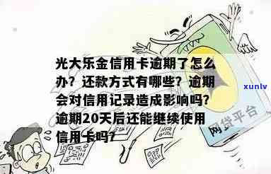 光大乐金还不上怎么办，急需解决：光大乐金逾期未还，怎样应对？