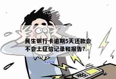 民生银行信用卡逾期两天会记录在个人信用报告中吗？