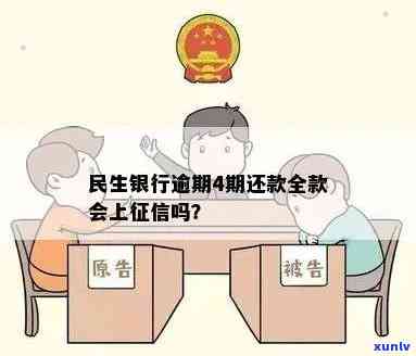 民生银行逾期4天还款，是不是会作用？