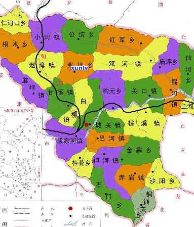 双江忙糯乡全境地图及行政村划分详情