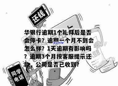 华银行逾期一个月不到会停卡吗，华银行：逾期一个月不到是不是会引起卡片被停用？