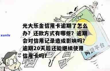 光大乐金逾期9万，  请求全额还款？逾期一个月后能否继续采用？