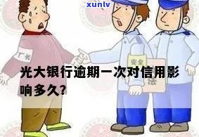 光大银行滞纳金逾期多久会作用信用？逾期多久会被告？