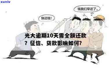 光大逾期10天已还款却被告知全额还款，该怎样应对？